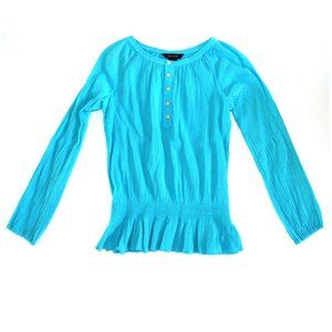 Girls Ralph Lauren Turquoise long sleeved top size